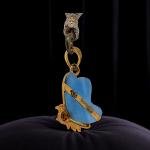 Marble stone locket